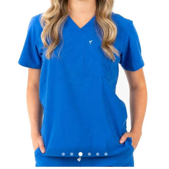 Royal blue mims scrubs set - Picture 3 of 5